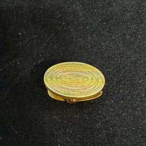 Vintage R & F Striped Gold Tone Clasp (2897)